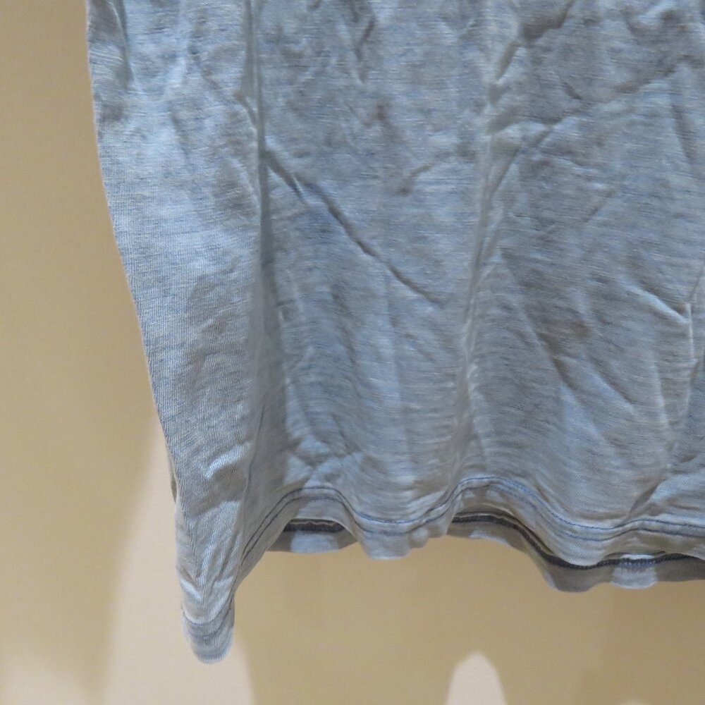 FAHERTY Surf Stripe Tee Cotton T-Shirt Sunwashed Light Blue Medium Casual Travel - Picture 7 of 14